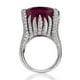 thumbnail image 3 of Fiudx Anillo Antiguo, Deslumbrante Joya de Diamante Natural, Accesorio de Moda de Diseño Único, Elegante Banda de Aleación, Regalo de Compromiso, Ocasiones Especiales, Perfecto para Seres Queridos., 3 of 6