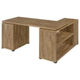 thumbnail image 6 of Coaster Yvette 60-inch 3-drawer L-Shape Engineered Wood Computer Desk in Mango, 6 of 10