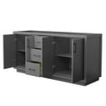 thumbnail image 4 of Wyndham Collection WCF111172DGBCXSXXMXX Icon 71" Double Free Standing Vanity Cabinet Only, 4 of 7