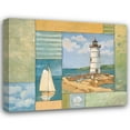 thumbnail image 1 of Paul Brent 34x28 Gallery Wrapped Canvas Wall Art Titled - Lighthouse Collage II, 1 of 4
