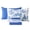 Blue Pastoral-Full, variant on Indigo Botanical Queen 6-Piece Boho Floral Print Bedding Sheet Set