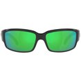 thumbnail image 3 of Costa Del Mar men's Caballito Polarized Rectangular Sunglasses, Shiny Black/Copper Green Mirrored Polarized-580P, 59 mm, 3 of 4