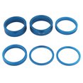 thumbnail image 3 of Juego de 6 arandelas para horquilla de bicicleta, espaciador de dirección de bicicleta de aleación de aluminio, kit de espaciadores para vástago de horquilla delantera de bicicleta de 28.6 mm, 3 of 7