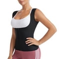 thumbnail image 7 of POP CLOSETS Sauna Sweat Vest for Women Weight Loss Workout Tank Top Waist Trainer Shirt with Zipper, 7 of 7