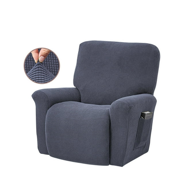 Stretch Recliner Chair Slipcover Elastic Full Coverage Solid Color Sofa Cover Replacement for LAZBOY