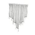 thumbnail image 4 of deevoka Beaded Window Valance Decor Swag Curtain Valance for Country Basement Window White, 4 of 9