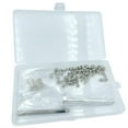 thumbnail image 3 of Eyelet Punch Tool + Hole Punch + 100 Sets Silver Eyelets Grommet DIY Leather Craft Tools Set, 3 of 8