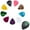 0.46mm, variant on 10Pcs Colorful Electric Guitar Pick with Pick Holder Acoustic Guitar Bass Pick Nonslip Plectrums Electric Guitar Pick