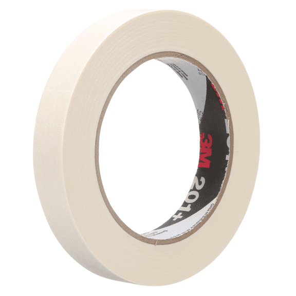 3m General Use Masking Tape 201  Tan, 18 Mm X 555 M 4.4 Mil