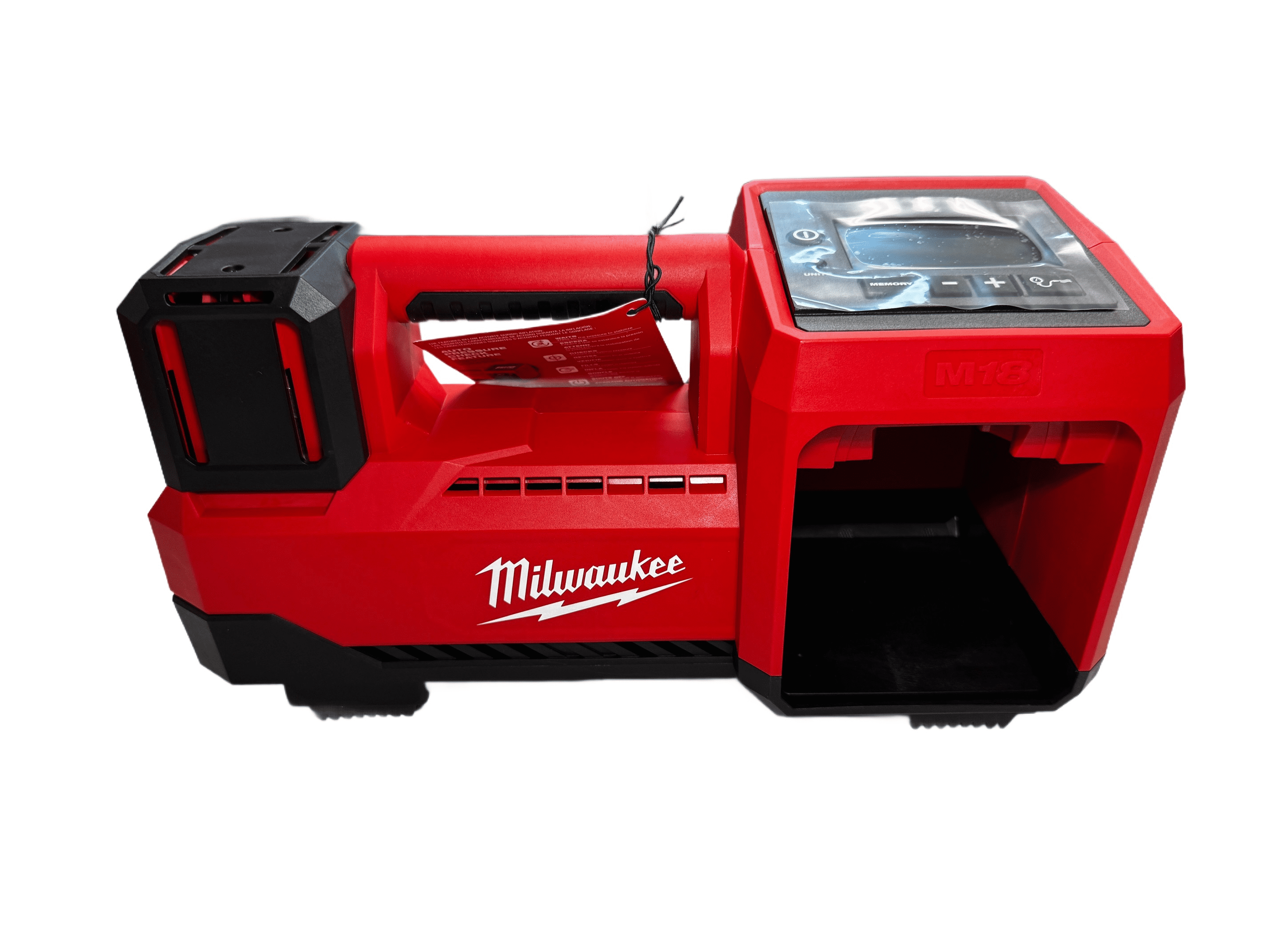 Milwaukee M18 Auto Emergency Kit - Includes HOTSHOT Jump Starter, Portable Inflator for Tires, (2) XC 5.0Ah 18V Batteries, and Charger