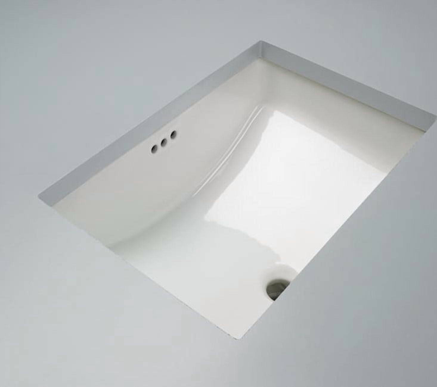 Proflo PF1812U Norris 21" Rectangular Vitreous China Undermount Bathroom Sink Off White