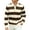 Brown, variant on Lopecy-Sta Sweatshirts for Men Striped Print Sweatshirts Long Sleeve Collared Preppy Shirts Half Placket Tops Fall Outfits