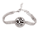 thumbnail image 1 of Anillos alucinógenos. Sutura repetida. Pulsera de tobillera de cadena de tenis, joyería de diamantes, 1 of 3