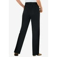 thumbnail image 2 of Woman Within Plus Size Petite Perfect All-Cotton Back-Elastic Denim Jeans, 2 of 6