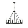 thumbnail image 2 of Millennium Lighting  Florence 6 Light Chandelier Ceiling Fixture in Matte Black 18 Light, 2 of 5