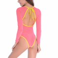 thumbnail image 3 of Vedolay Swimsuit Coverup For Women Plus Size Women's One Piece Swimsuit Scoop Neck Cutout Waist Tummy Control Bathing Suit Swimwear,A S, 3 of 5