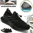 thumbnail image 5 of TOMITANY Steel Toe Shoes for Men Indestructible Slip-Resistant Work Sneakers Lightweight Comfortable Breathable Safety Shoes, 5 of 8
