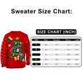 thumbnail image 7 of Ugly Christmas Sweater, Knit Sweater Women Men Funny Christmas Tops, Holiday Pullover Sweater with Long Sleeves, 7 of 7