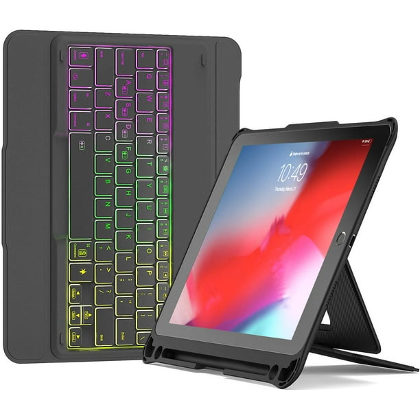 Inateck iPad Keyboard Case 9.7, Hundreds of DIY Backlit Detachable