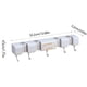 thumbnail image 2 of Soporte de escoba blanco, soporte de trapeador, organizador de pared montado, estante resistente, cocina, lavandería, sala de jardín, almacenamiento de escobas, 2 of 7