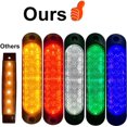 thumbnail image 2 of 4pcs 12V-24V Front Marking 27 LED Trailer, Rear Led Marker Trailer Parking Turn Signals for Truck Bus Boat RV Trucks SUV UTV, 2 of 5