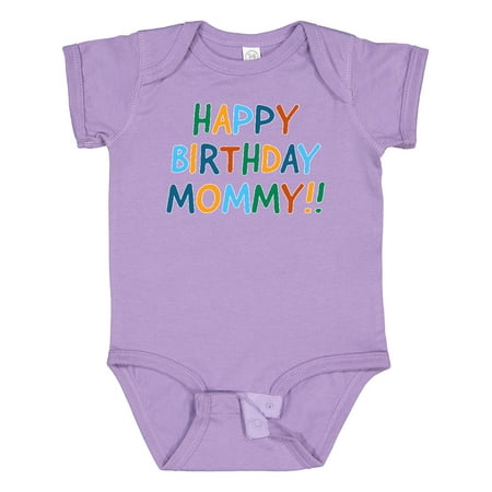 

Inktastic Happy Birthday Mommy!! Gift Baby Boy or Baby Girl Bodysuit
