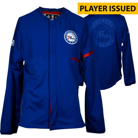 Richaun Holmes Philadelphia 76ers Player-Issued #22 Blue Jacket from Home Games of the First Half Of 2016-17 NBA Season - Size XL - Fanatics Authentic
