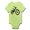 Kiwi, variant on CafePress - Mountain Bike Body Suit - Baby Light Bodysuit, Size Newborn - 24 Months