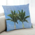 thumbnail image 1 of Ahgly Company Plants Palm Tree Coussin d'Intérieur, 18 Pouces par 18 Pouces, 1 of 6