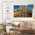 thumbnail image 5 of Elephant Stock The Roberto Clemente Bridge Wall Art - Horizontal Multi Panel Canvas - Living Room Wall Decor - Transportation Multi Panel - Blue And Orange Decor - 57" x 36", 5 of 8