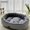 Gray, variant on Cozy Oval Snuggle Pet Bed, Plush & Thickened Cat Bed Warm and Secure Bed for Cats and Small Medium Dogs, All Seasons