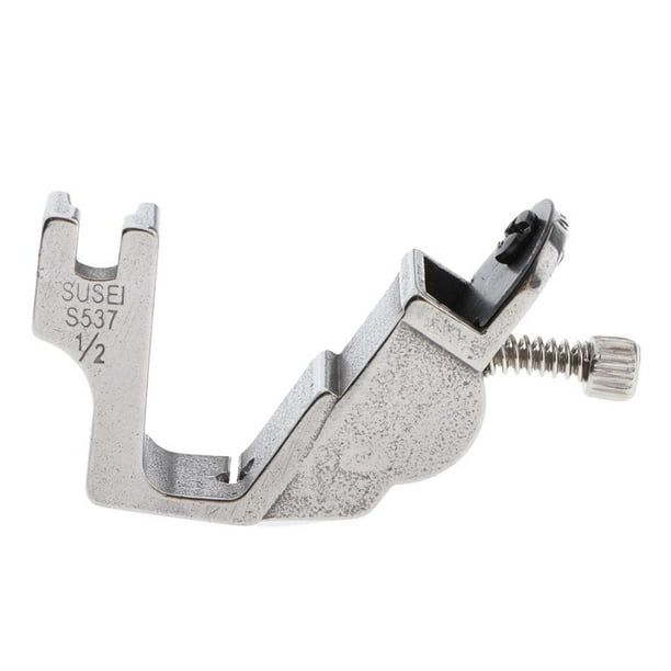 1 pie elástico de acero S537 para máquina de coser industrial, color plata, 1/2'' 1/8'' 12.7mm