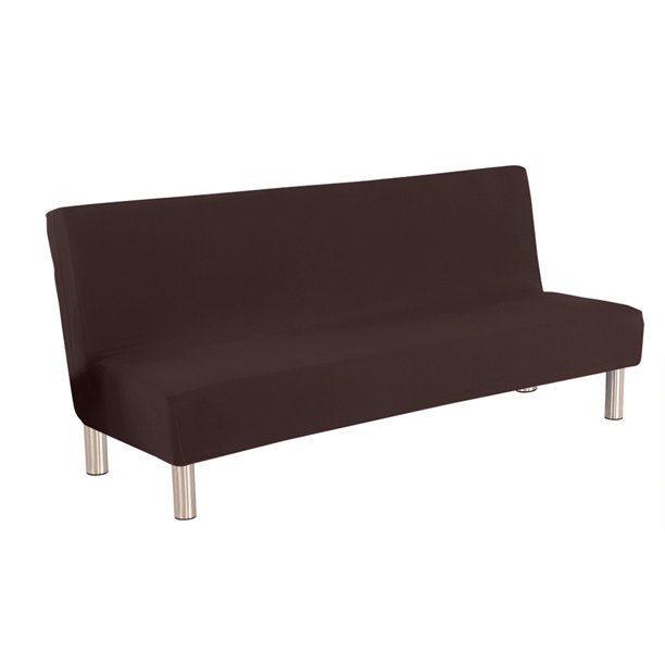 DYstyle Armless Sofa Slipcover,Folding Sofa Bed Futon Cover Stretch