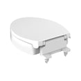 thumbnail image 6 of Ryse 3 in. Raised Elongated Soft Close ADA Compliant Toilet Seat in Glossy White, 6 of 7