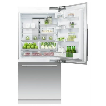 Fisher & Paykel - ActiveSmart 16.8 Cu. Ft. Bottom-Freezer Built-In Refrigerator - Custom Panel Ready