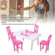 thumbnail image 3 of Mesa de Comedor para Casa de Muñecas Juego de Sillas de Simulación Innovadora Decorativa Escala 1:16 Silla de Mesa de Comedor en Miniatura para Niños ANGGREK  Otros, 3 of 8