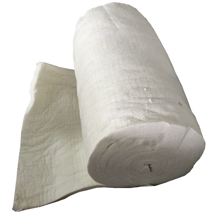 1" Ceramic Fiber Insulation Blanket 2600F 6# High Temp Insulation 24" X 12.5' 