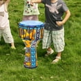 thumbnail image 1 of Tambor Djembe perfecl Instrumento de Percusión PVC 8 Pulgadas Amarillo, 1 of 8
