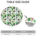 thumbnail image 6 of Multicolor Christmas Tree Pattern Round Fitted Tablecloth with Elastic Edge,Dining Table Cover Waterproof,Outdoor Round Tablecloth for Camping,Dining,Indoor and Outdoor, 6 of 7