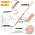 thumbnail image 3 of Miroir pour Extensions de Cils - Grand Miroir Demi-Lune en Acier Inoxydable pour Artistes de Cils, 3 of 6