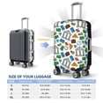 thumbnail image 6 of Balery Luggage Cover Art Of Livings Print Suitcase Covers for Luggage Elastic Washable Suitcase Protector Fits 18-32 Inch Luggage-Large, 6 of 9