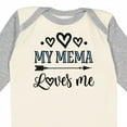 thumbnail image 4 of Inktastic My Mema Loves Me Girls Girls Long Sleeve Baby Bodysuit, 4 of 5
