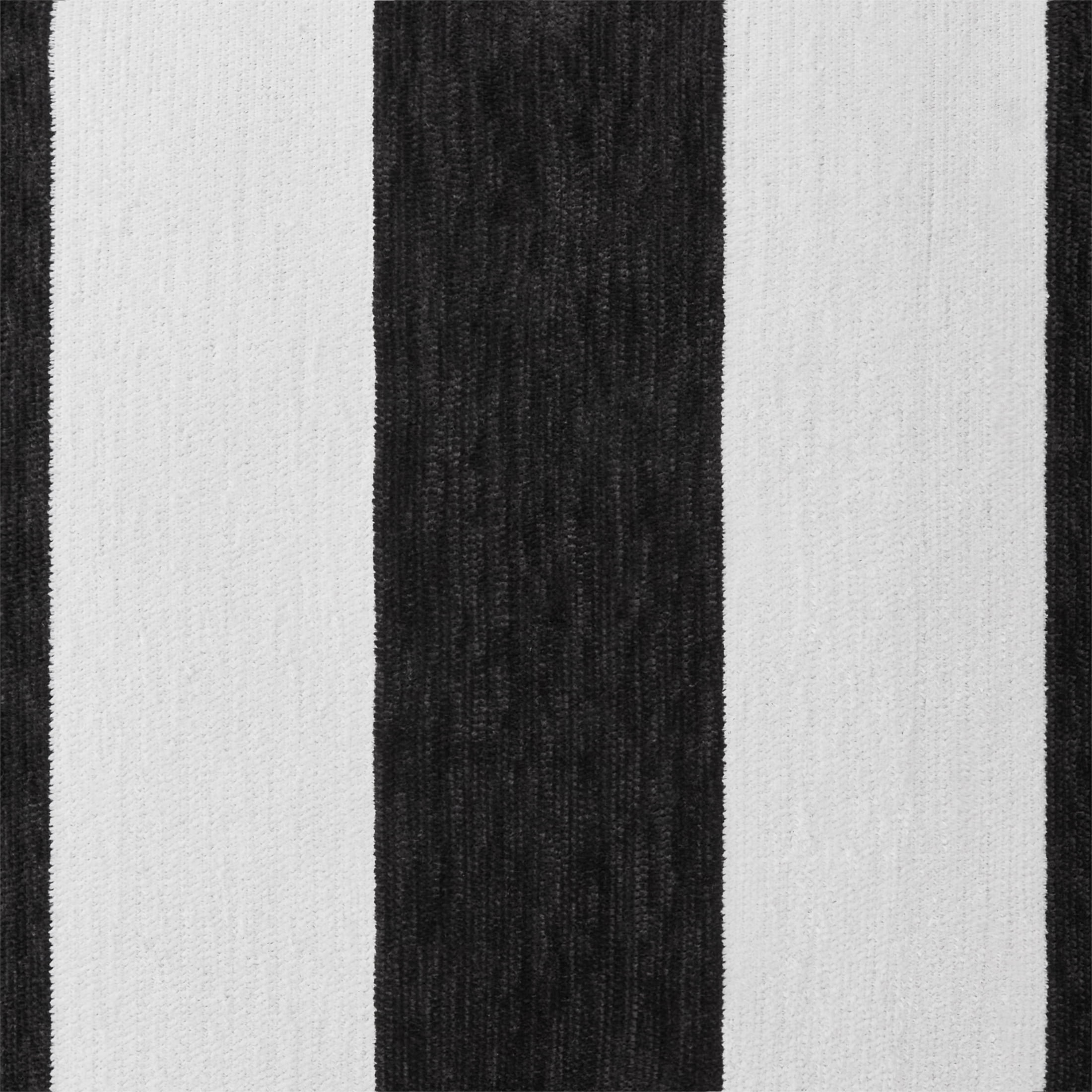 Better Homes & Gardens 18" x 18" Cabana Black & White Outdoor Pillow