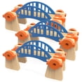 thumbnail image 2 of Set de construcción de vías férreas de madera ORBRIUM Build & Play, 90 unidades, 2 of 9