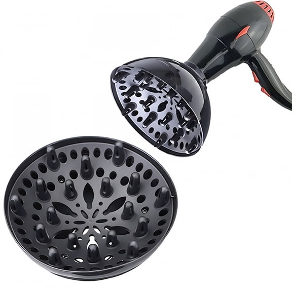 HIBIBUD Universal Hair Diffuser Attachment, Suitable for 1.77-inch to 1.97-inch Blow Hairdressing Dryers, Perfect for Curly or Wavy Hair