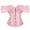 Pink, variant on jobturf Corset Tops for Women Lace Up Off The Shoulder Shapewear Vintage Bustier Top Steampunk Y2k Corsets Casual Halloween Costumes