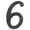 Aged Bronze, variant on Schlage 3066 Satin Nickel Classic House Number 6