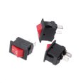 thumbnail image 5 of AOOOWER 10 Pcs 2 Pin 10x15mm SPST ON/OFF Soldering Terminal Boat Rocker Switch 3A AC 250, 5 of 9