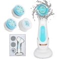 thumbnail image 1 of Facial Cleansing Brush, Waterproof Electric Face Brush Two-way Rotation With 3 Brush Heads Usb Rechargeable Facial Cleansing Device For Exfoliation Sk, 1 of 5