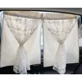 thumbnail image 3 of Car Sun Shade Curtain for Side Window Baby Kids Children Sunshade Protector Protects from Sun Glare Heat Blocks UV Rays Glare Car Interior Sun Blocker Blind-Small daisies, double open, 3 of 5